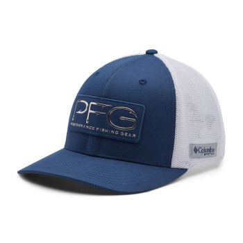 Columbia PFG Mesh Hooks Ball, Gorras Grises Oscuro Plateados Para Hombre | 436201-CTK